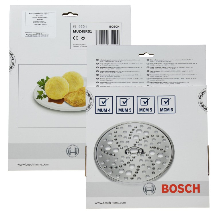 Tarcza do ziemniaków Bosch MUZ45RS1 MUM 4 MUM 5 MCM5 MCM 5 MCM 6
