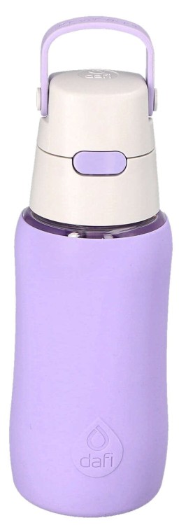 Butelka filtrująca Dafi SOLID 0,5 l LAWENDA SiliconeFit widok 2