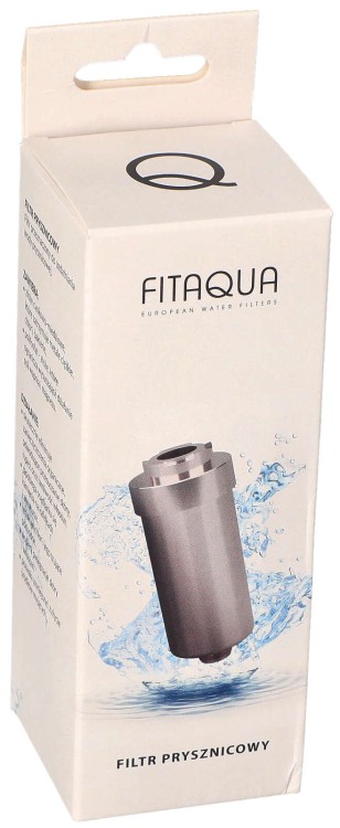 Filtr do wody prysznicowy Fit Aqua Amii pudełko przód