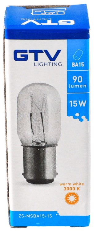 Żarówka GTV Lighting do maszyny do szycia Łucznik BA15D 15W wciskana pudełko 2