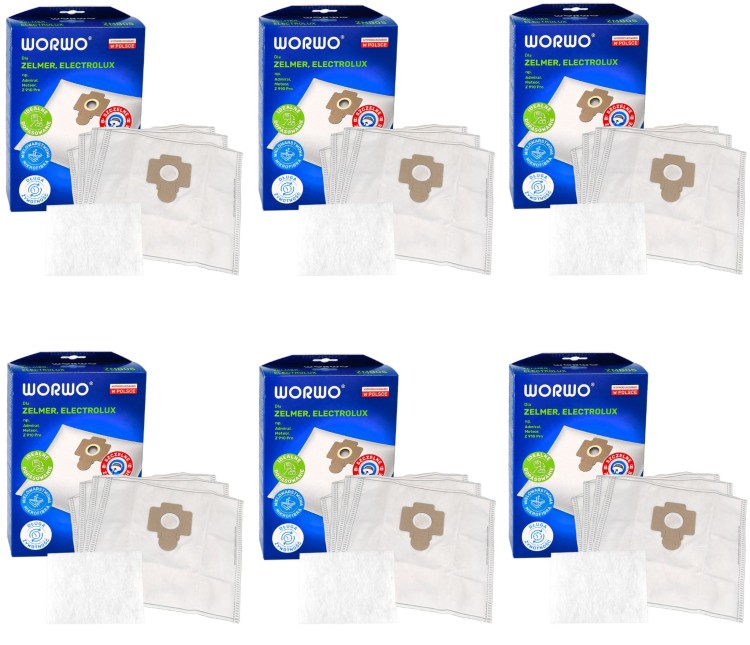 Worki do odkurzacza Zelmer Admiral Meteor 1010 ZMB05K 24 szt