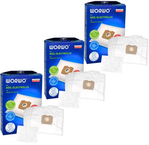 Worki syntetyczne do odkurzacza Aeg Vampyr Electrolux AGMB01K 12 szt + 3 filtry wlotowe