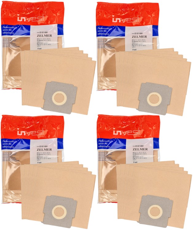 WORKI ZELMER 321 322 323 ELF ELF 2 FLIP 20 SZTUK