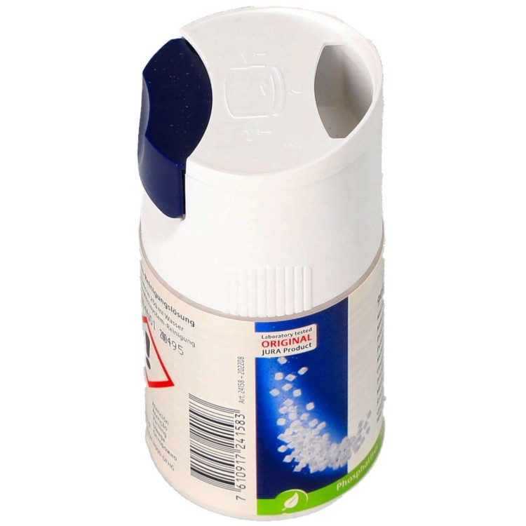 Tabletki czyszczenia obwodów systemu układu spieniacza mlecznego Jura 90g - przycisk górny