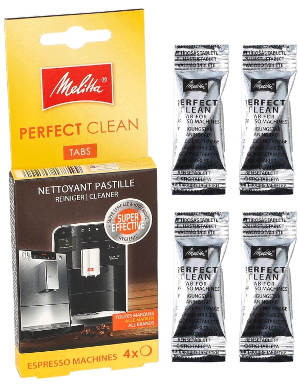 Tabletki czyszczące do ekspresu Melitta Perfect Clean 4 tabletki