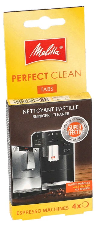 Tabletki czyszczące do ekspresu Melitta Perfect Clean przód