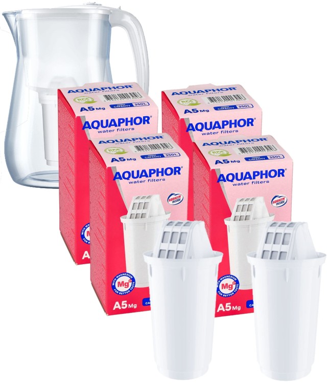 4 x filtr wkład filtrujący od dzbanka Aquaphor A5 Mg magnezowy