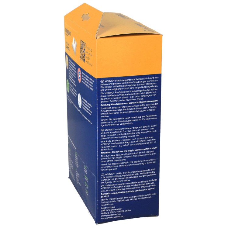 Worki do odkurzacza Liv Jazz 20 Einhel Worwo LVMB03K 5szt opakowanie widok 4