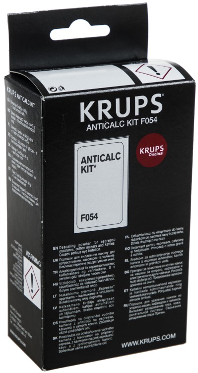 Odkamieniacz Krups F054 oryginał  przód opakowania