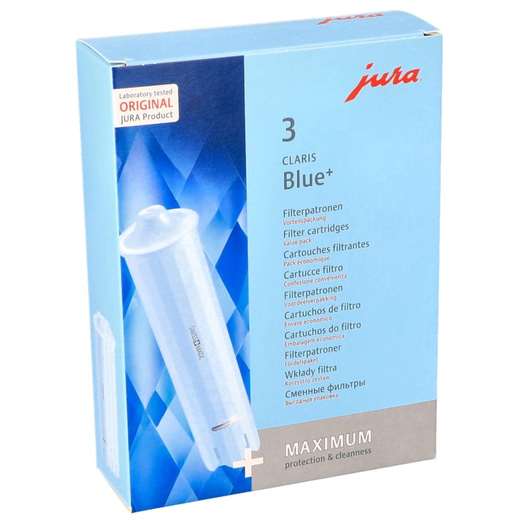 Filtry wody ekspresu Jura Claris Blue opakowanie