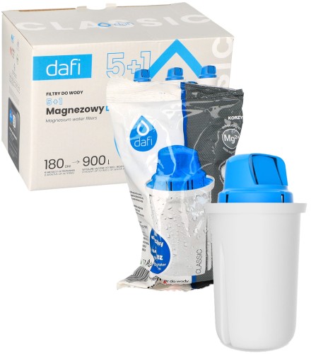 Filtr do wody Dafi Classic Mg+ magnezowy oryginał x6