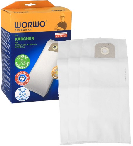 Worki do odkurzacza Karcher 561 611 ECO NT45/1 KMB07 3szt
