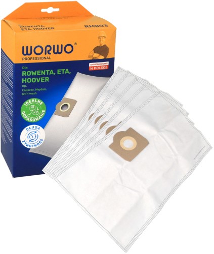 Worki do odkurzacza Rowenta Bully RU RB ZR 815 RMB03K R03 5 sztuk