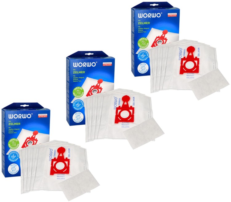 WORKI DO ODKURZACZA ZELMER JUPITER SOLARIS 49.4200 ZMB03K 12 szt