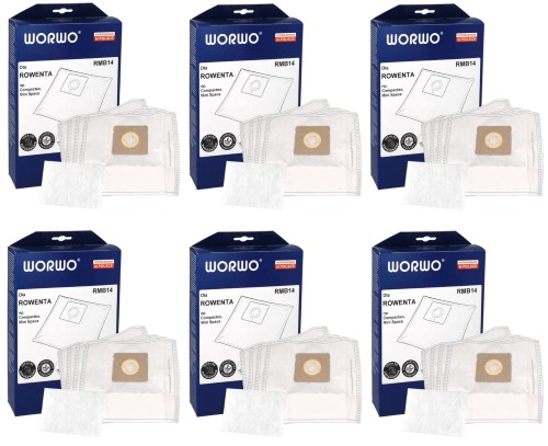 Worki do odkurzacza Rowenta Compacteo ZR004101 RMB14K x6