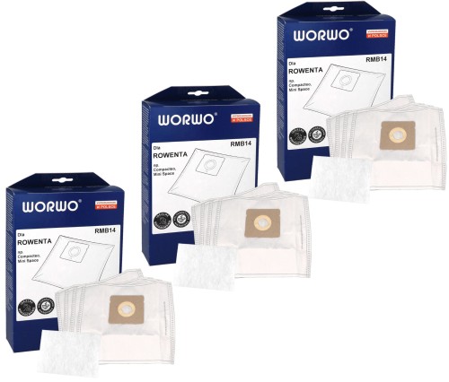 Worki do odkurzacza Rowenta Compacteo ZR004101 RMB14K x3