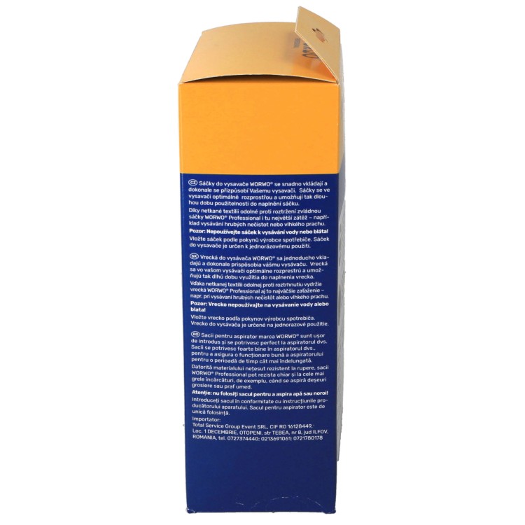 Worki do odkurzacza Karcher 6.906-101 NT351 KMB03K 5szt opakowanie bok1