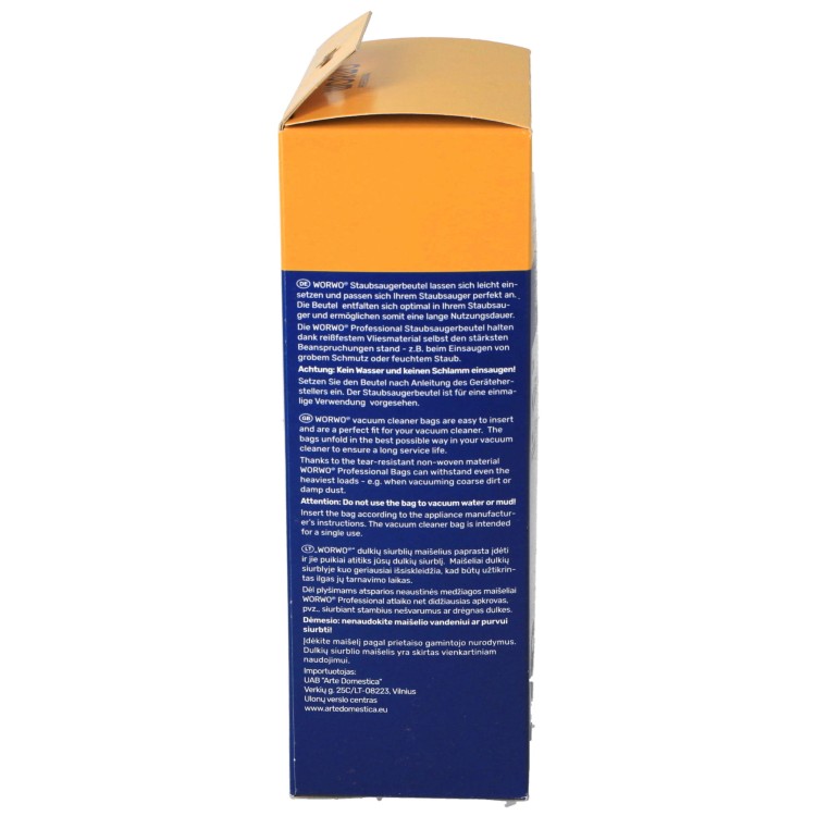 Worki do odkurzacza Karcher 6.906-101 NT351 KMB03K 5szt opakowanie bok2