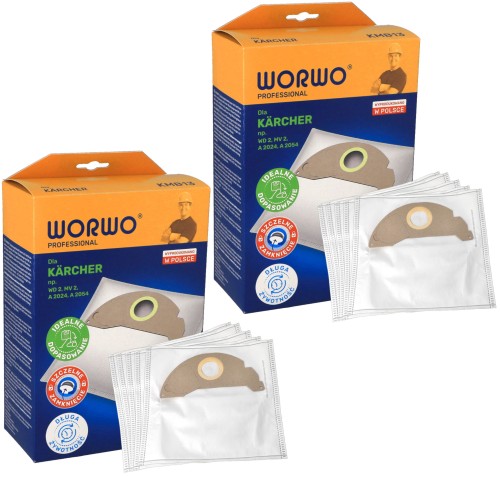 Worki do odkurzacza Karcher WD 2.200 6.904-322.0 KMB13K x2