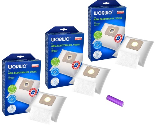 Worki do odkurzacza Electrolux E51 E53 ELMB04K 12szt + zapach