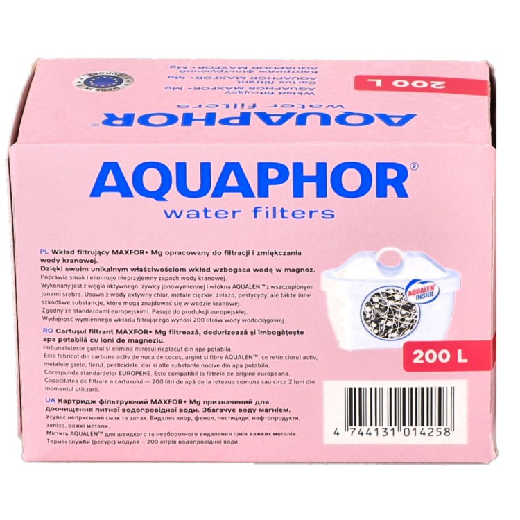 Filtr magnezowy Aquaphor Maxfor Brita Maxtra Unimax B100-25 - pudełko tył