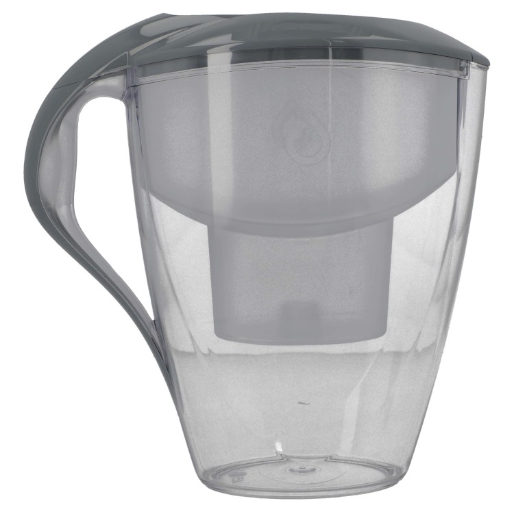 Dzbanek filtrujący wodę Dafi ASTRA szary 3 l + 3x filtr unimax - dzbanek bok