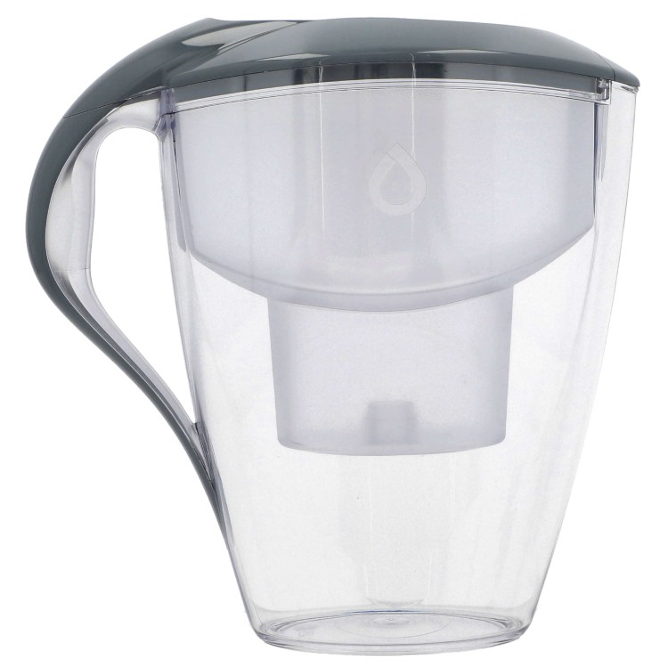 Dzbanek filtrujący wodę Dafi ASTRA szary 3 l + 3x filtr unimax - dzbanek bok