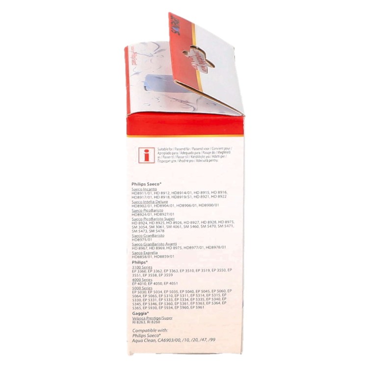 Filtr wody do ekspresu Philips AquaClean seria 2200 3200 1200 Scanpart - pudełko bok
