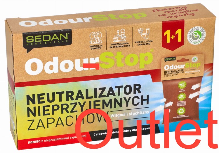 OUTLET - Pochłaniacz zapachów odświeżacz powietrza OdourStop Sedan