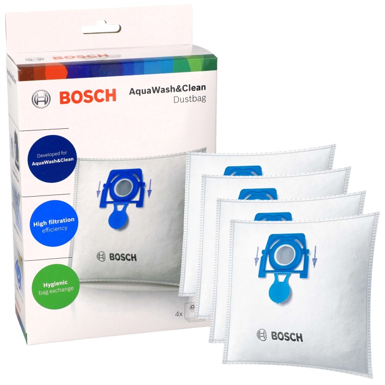 Worki Bosch AquaWash &amp; Clean BBZWD4BAG 4 szt