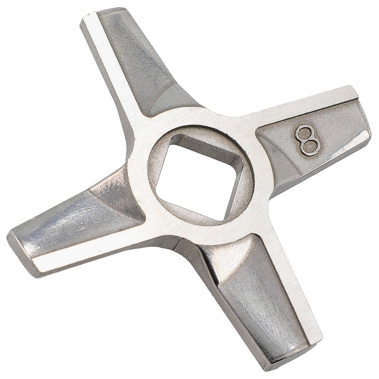 Nożyk stal nierdzewna dwustronny nr 8 do maszynki do mielenia Zelmer - przód