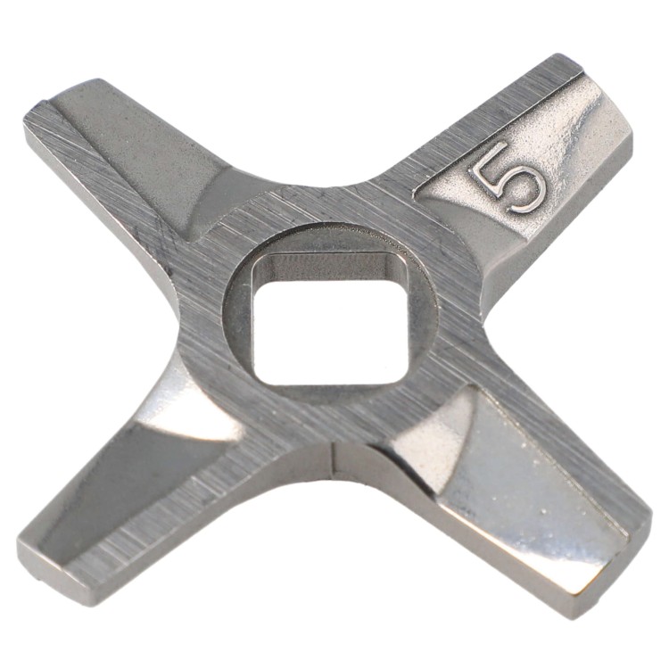 Nożyk stal nierdzewna dwustronny nr 5 do maszynki do mielenia Zelmer - góra