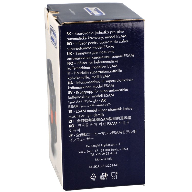 Zaparzacz blok do ekspresu DeLonghi 7313251441 esam - pudełko bok