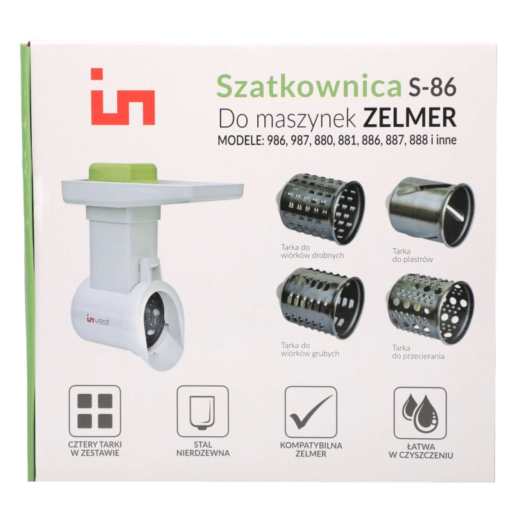 Szatkownica do maszynki do mielenia Zelmer Diana 586 686 886 986 - pudełko przód