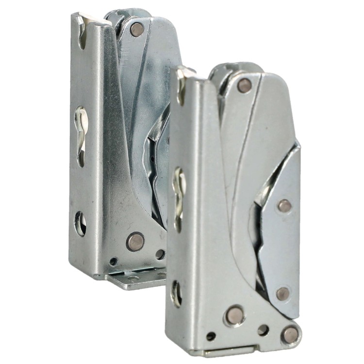 2x zawias do drzwi lodówki Bosch Siemens 481147 pod zabudowę - bok