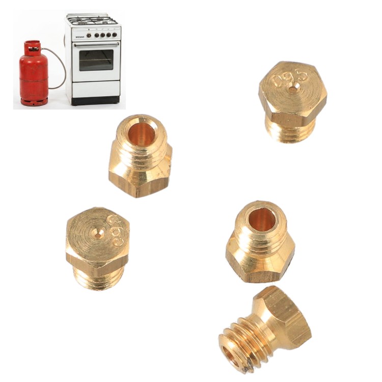 Dysze do kuchenki gazowej Wrozamet Mastercook propan butan lpg M6x1 5szt