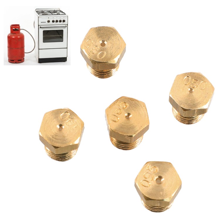 Dysze do kuchenki płyty gazowej Mastercook Wrozamet propan butan 5szt