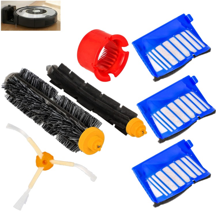 Zestaw szczotki filtry do iRobota Roomba 600 605 610 616 620 650 670 681