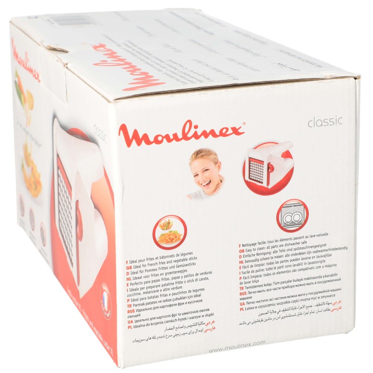 Krajarka maszynka do krojenia frytek warzyw słupki Moulinex - pudełko bok2