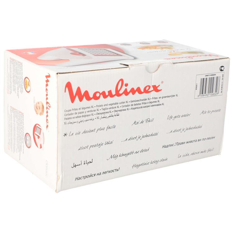 Krajarka maszynka do krojenia frytek warzyw słupki Moulinex - pudełko tył