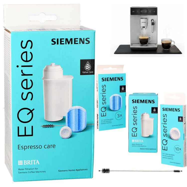 Zestaw czyszczący TZ80004 do ekspresu Siemens EQ3 EQ6 EQ9 filtr i wycior