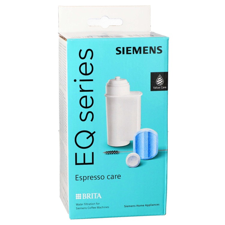 Zestaw czyszczący TZ80004 do ekspresu Siemens EQ3 EQ6 EQ9 filtr i wycior - zestaw