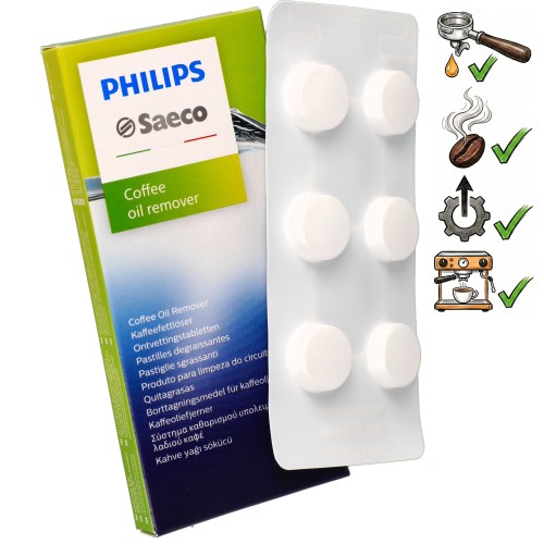 Tabletki czyszczące odtłuszczające do ekspresu Philips Saeco CA6704/10 6szt
