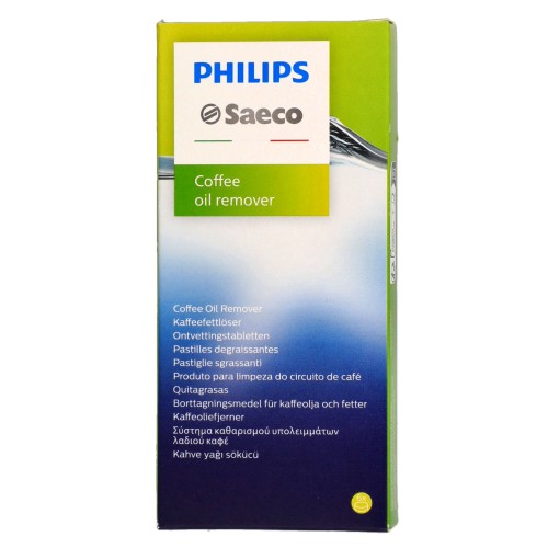Tabletki czyszczące odtłuszczające do ekspresu Philips Saeco CA6704/10 6szt - pudełko przód