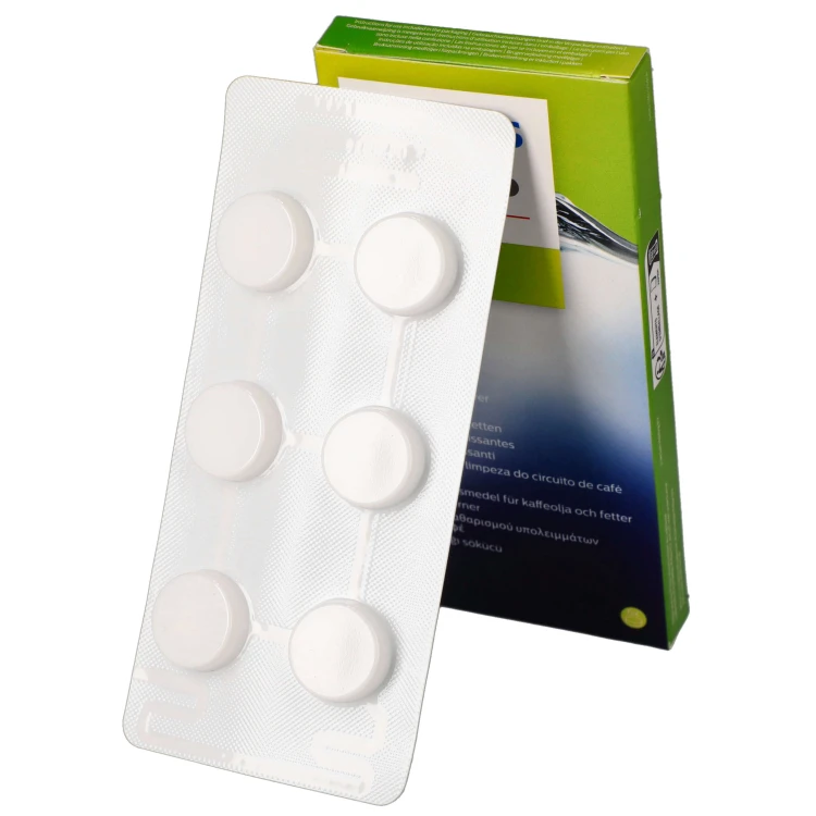 Tabletki czyszczące odtłuszczające do ekspresu Philips Saeco CA6704/10 6szt - widok3