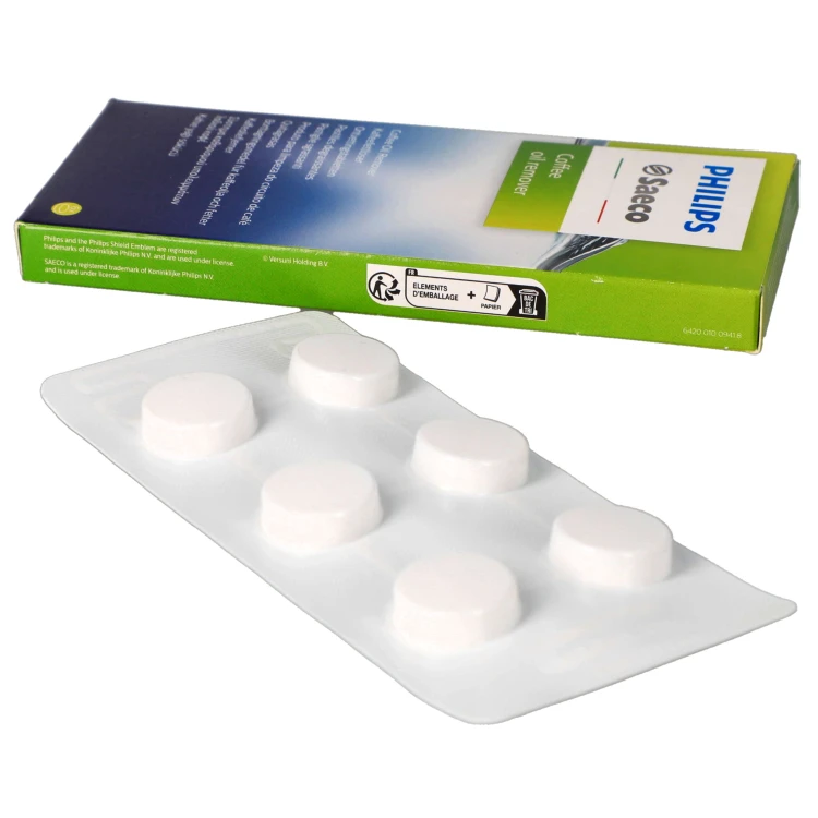 Tabletki czyszczące odtłuszczające do ekspresu Philips Saeco CA6704/10 6szt - widok4