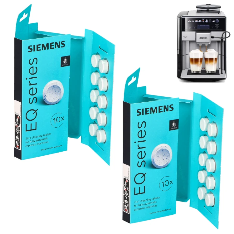 Tabletki czyszczące do ekspresu Siemens Bosch TZ80001N 2in1 - 2 x 10 szt