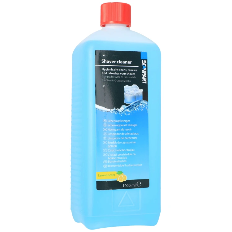Płyn czyszczący wkład do golarek Philips Braun 1L cytryna - przód