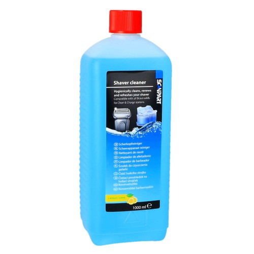 Płyn do golarki Braun Philips – płyn do czyszczenia golarek 1000 ml - bok