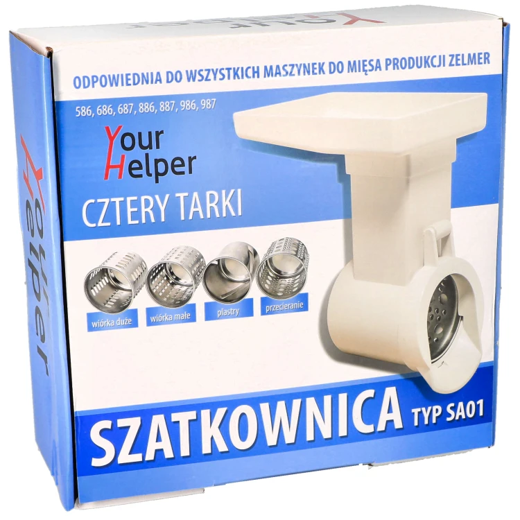 Szatkownica przystawka do maszynki Zelmer do warzyw - pudełko bok